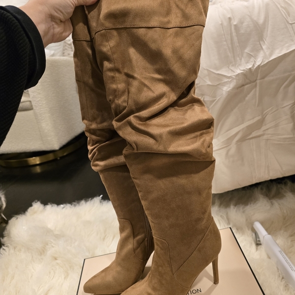 BCBG women's heeled over the knee boots size 8 - Picture 5 of 7